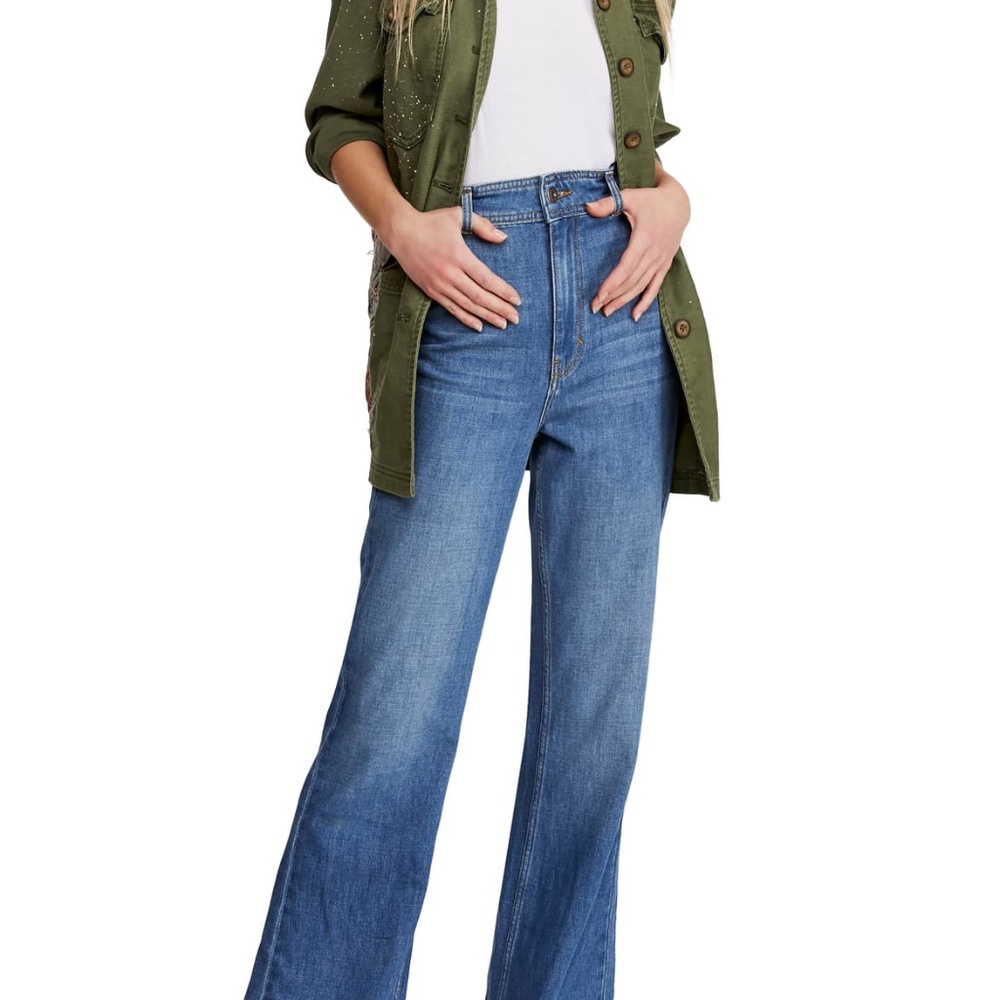 NWT Free People High Waisted Flare Denim